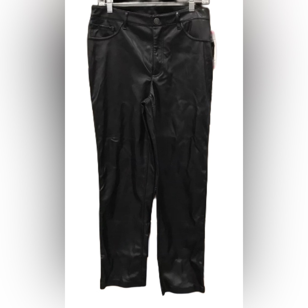 Joie Women Black Leather Pants - Size 6